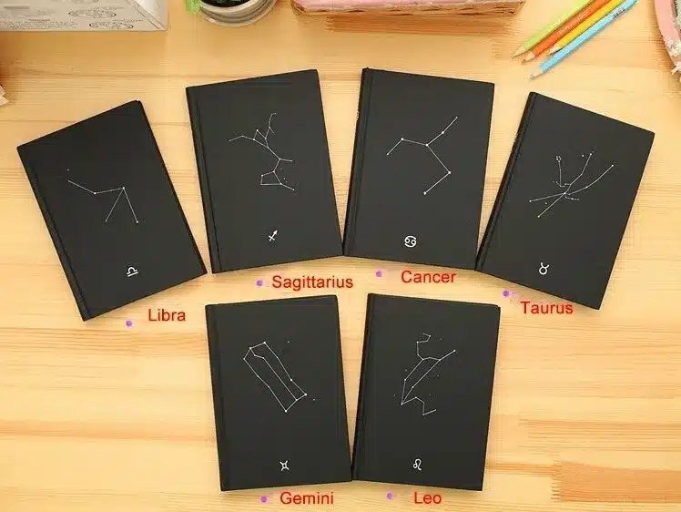 Cool Zodiac Vintage Diary notebook paper 96 sheets notebook notepad Creative Note book Office School Supplie notebooks 12