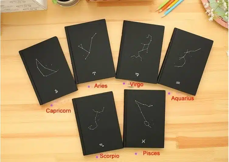 Cool Zodiac Vintage Diary notebook paper 96 sheets notebook notepad Creative Note book Office School Supplie notebooks 13