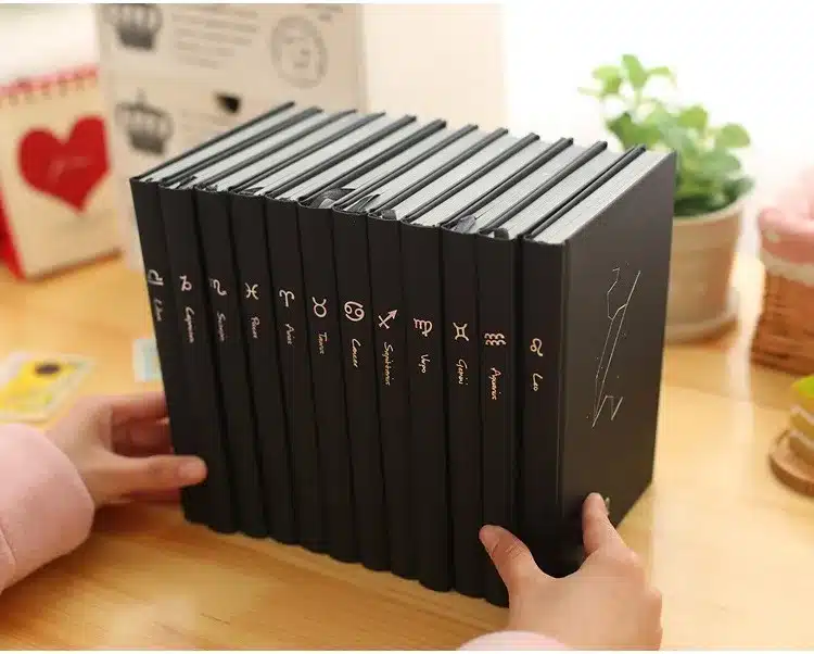 Cool Zodiac Vintage Diary notebook paper 96 sheets notebook notepad Creative Note book Office School Supplie notebooks 17