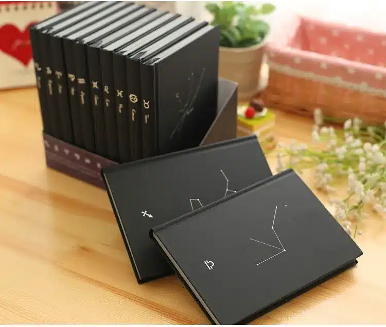Cool Zodiac Vintage Diary notebook paper 96 sheets notebook notepad Creative Note book Office School Supplie notebooks 18