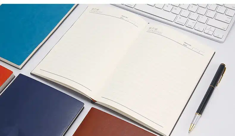 Bullet Journal Notebook stationery Leather business meeting record A5 Paper Diary Notepad Planners School agenda Gift office 17