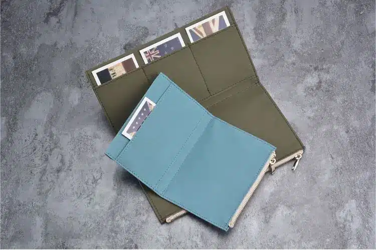 Fromthenon Vintage Storage Bag For Midori Travelers Notebook Zipper Pocket Retro Canvas Card Holder File bag School Stationery 12