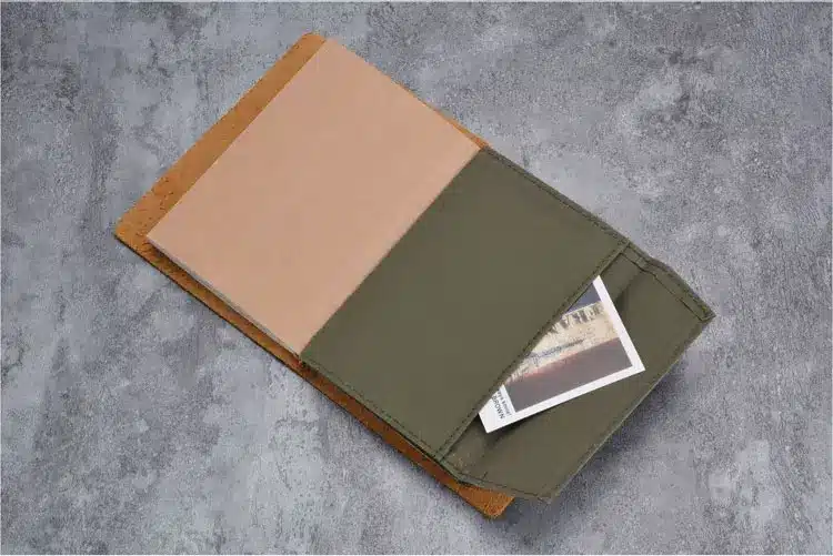 Fromthenon Vintage Storage Bag For Midori Travelers Notebook Zipper Pocket Retro Canvas Card Holder File bag School Stationery 16