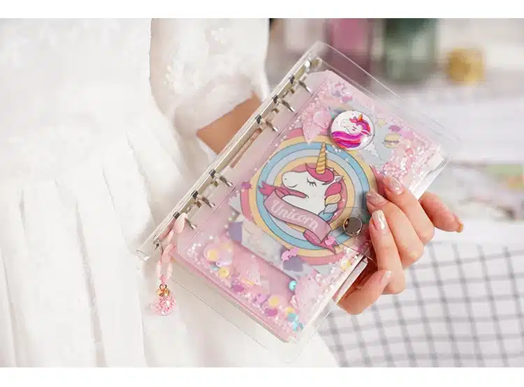 2019 INS Unicorn Planner Book Suit A6 Spiral Notebook Hand-book Students' Supply Office Stationery Learning Gift for Girl 6