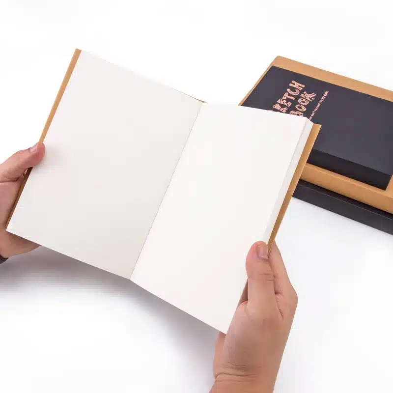 Potentate A4/A5 Sketchbook Notepad for Artist Sketch Drawing Design, 120Sheet Vintage Sketch Book Diary Drawing Notebook Gift 14