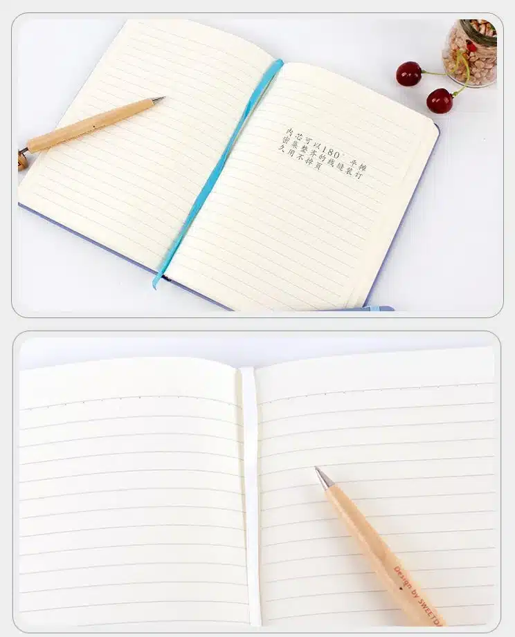 "Cactus ver.2" Beautiful Hard Cover Lined Study Diary Notebook Travel Journal Stationery Gift 20
