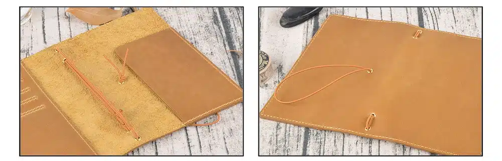 High Quality Genuine Leather Notebook Handmade Travel Journal With Card Holders Passport Place Cowhide Diary Sketchbook Planner 18