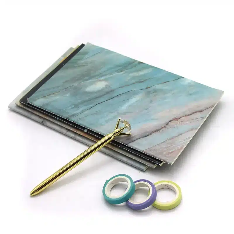 A5-21*14 cm Office Notebook Paper Elegant Marble Pattern Lined Paper Journals Stationery for School Office Supplies Planner 15