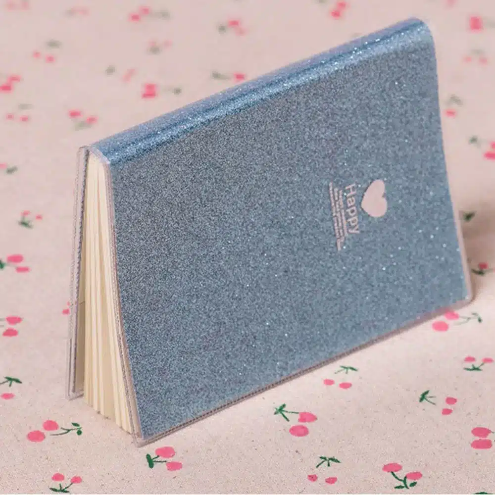 Creative PVC Notebook Paper Diary School Shiny Cool Kawaii Notebook Paper Agenda Schedule Planner Sketchbook Gift for kids 21