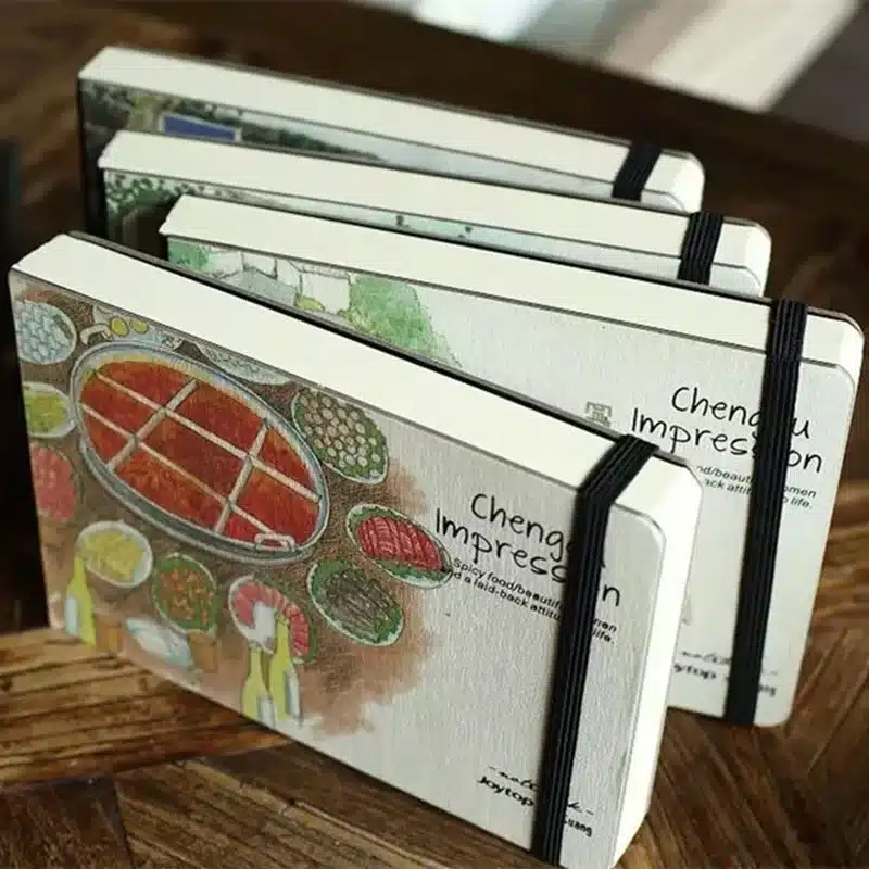 Creative 288 Sheets Impression Hand-painted Notebook Fashion Printing Graffiti Sketchbook Great Business Gift Notepad 4