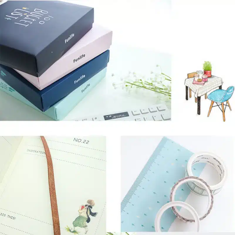 A5 Kawaii Hardcover Notebook Stationery Planner Cute School Diary Libretas Memos Student Gift School Chancery 15