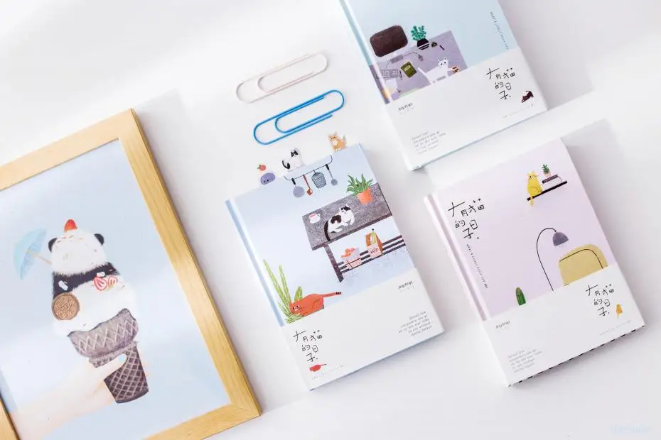 2019 Korean Kawaii Cute Cat Home Daily Schedule Personal Planner Organizer Notebook Agenda Planbook A5 Best For Student Gift 4