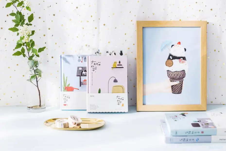 2019 Korean Kawaii Cute Cat Home Daily Schedule Personal Planner Organizer Notebook Agenda Planbook A5 Best For Student Gift 5