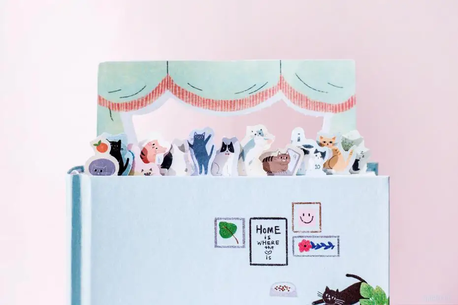 2019 Korean Kawaii Cute Cat Home Daily Schedule Personal Planner Organizer Notebook Agenda Planbook A5 Best For Student Gift 6