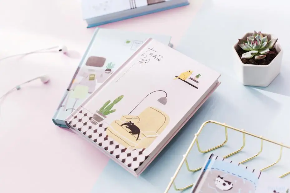 2019 Korean Kawaii Cute Cat Home Daily Schedule Personal Planner Organizer Notebook Agenda Planbook A5 Best For Student Gift 10