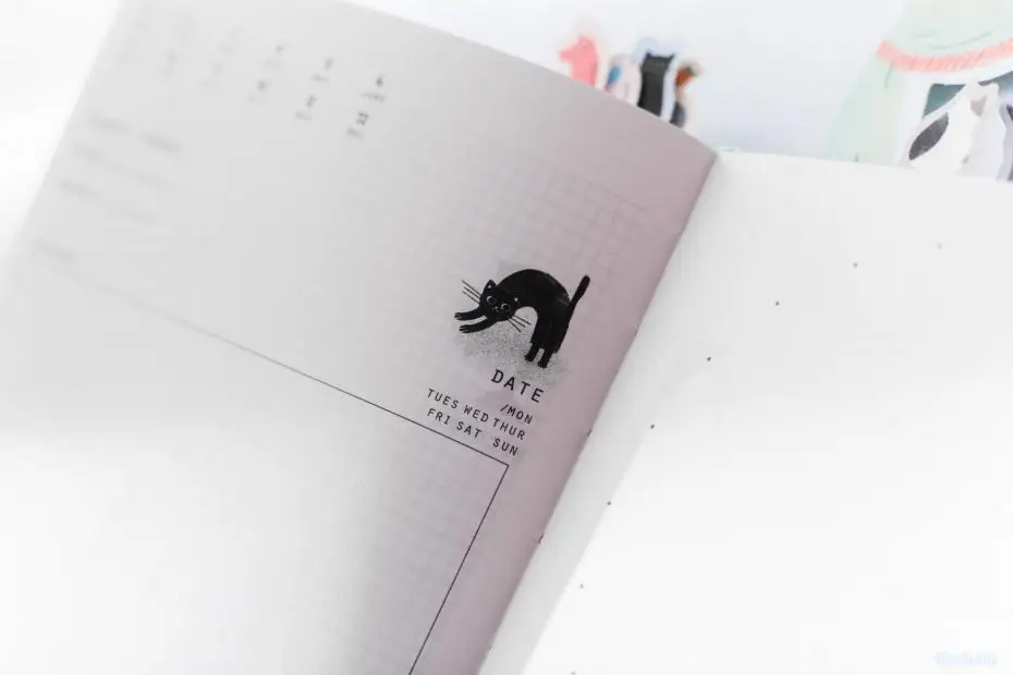 2019 Korean Kawaii Cute Cat Home Daily Schedule Personal Planner Organizer Notebook Agenda Planbook A5 Best For Student Gift 19