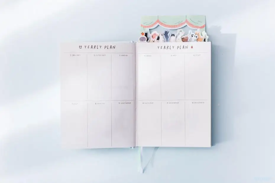 2019 Korean Kawaii Cute Cat Home Daily Schedule Personal Planner Organizer Notebook Agenda Planbook A5 Best For Student Gift 28