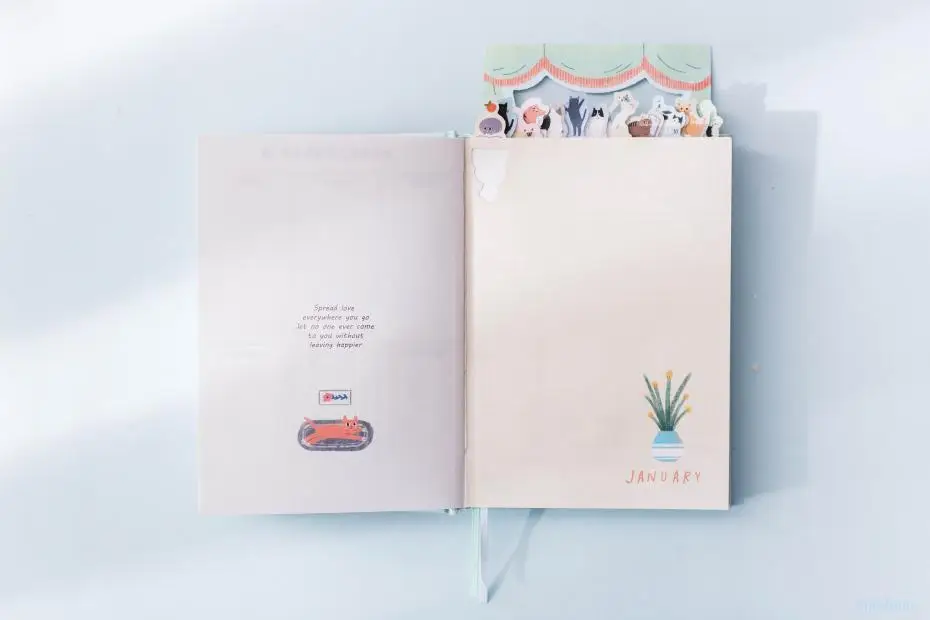 2019 Korean Kawaii Cute Cat Home Daily Schedule Personal Planner Organizer Notebook Agenda Planbook A5 Best For Student Gift 29