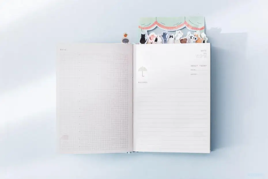 2019 Korean Kawaii Cute Cat Home Daily Schedule Personal Planner Organizer Notebook Agenda Planbook A5 Best For Student Gift 31