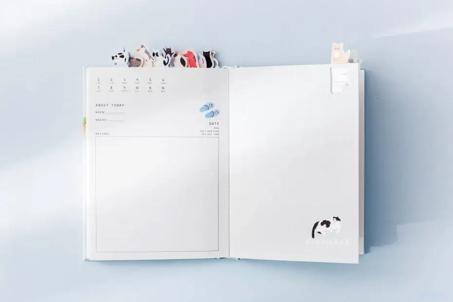 2019 Korean Kawaii Cute Cat Home Daily Schedule Personal Planner Organizer Notebook Agenda Planbook A5 Best For Student Gift 33