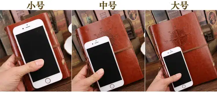 2018 Vintage Pirate A5 Diary Notebook Agenda With Faux Leather Cover Filofax Note Book For School Korean Stationery or Traveler 3