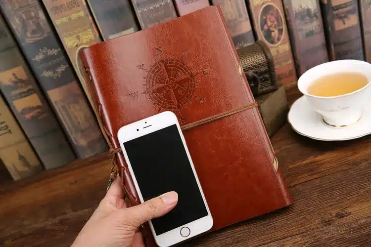 2018 Vintage Pirate A5 Diary Notebook Agenda With Faux Leather Cover Filofax Note Book For School Korean Stationery or Traveler 8