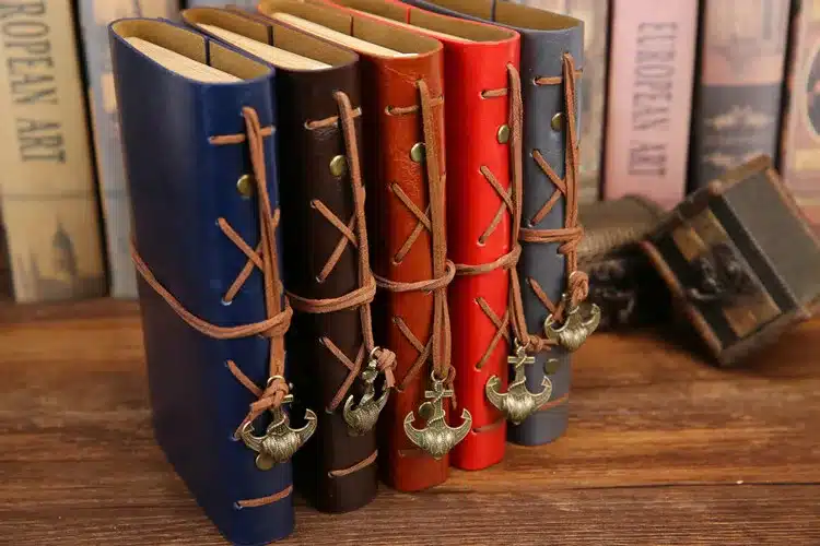 2018 Vintage Pirate A5 Diary Notebook Agenda With Faux Leather Cover Filofax Note Book For School Korean Stationery or Traveler 15