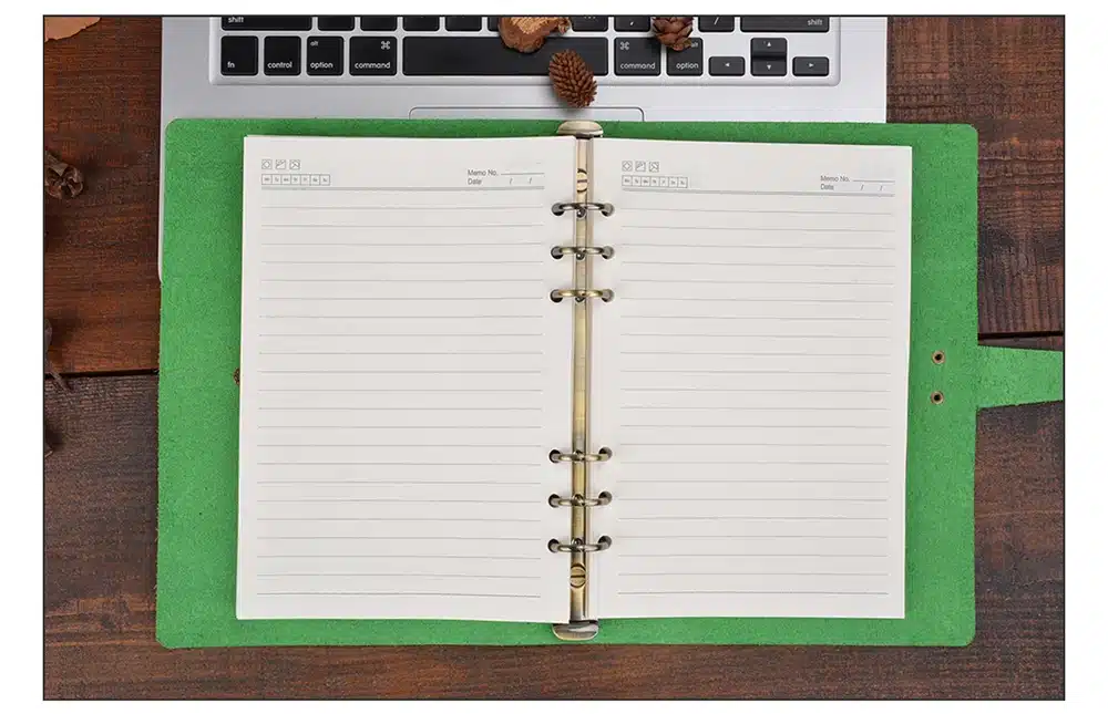 Moterm Classic Business Leather Notebook A5 Cowhide Cover Refillable Journal Diary Loose Leaf Sketchbook Planner Free Shipping 24