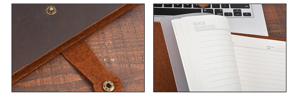 Moterm Classic Business Leather Notebook A5 Cowhide Cover Refillable Journal Diary Loose Leaf Sketchbook Planner Free Shipping 29