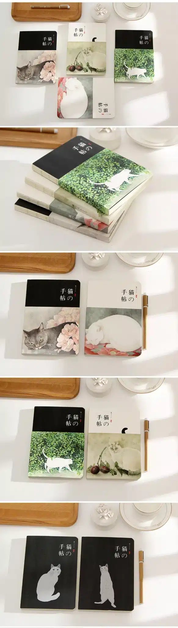 New Blank Vintage Sketchbook Diary Drawing Painting 80 Sheets Cute Cat Notebook Paper Sketch Book Office School Supplies Gift 12