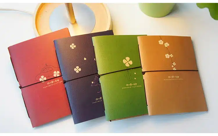 Dumei Notebook Planner Diary Notepad Periodical Clover Tying Notebook School Stationery Supplies Originality Gift 11