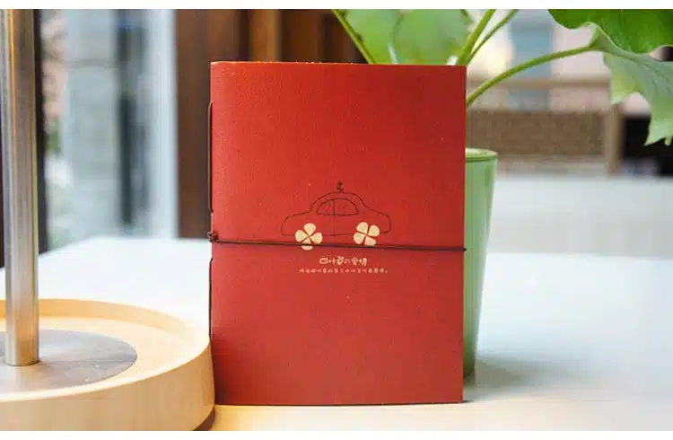 Dumei Notebook Planner Diary Notepad Periodical Clover Tying Notebook School Stationery Supplies Originality Gift 14
