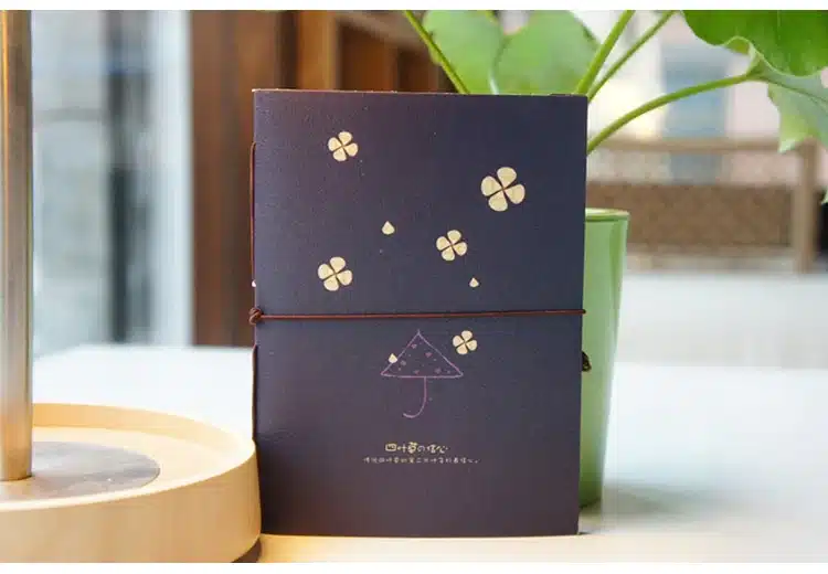 Dumei Notebook Planner Diary Notepad Periodical Clover Tying Notebook School Stationery Supplies Originality Gift 15