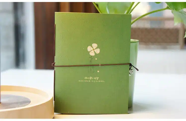 Dumei Notebook Planner Diary Notepad Periodical Clover Tying Notebook School Stationery Supplies Originality Gift 16