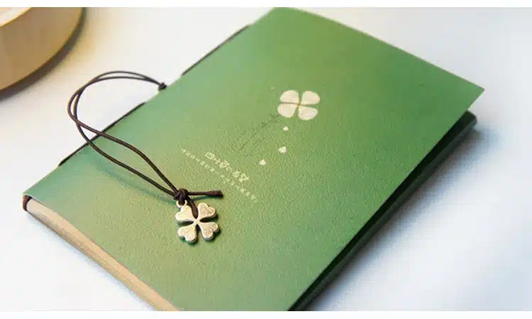 Dumei Notebook Planner Diary Notepad Periodical Clover Tying Notebook School Stationery Supplies Originality Gift 18