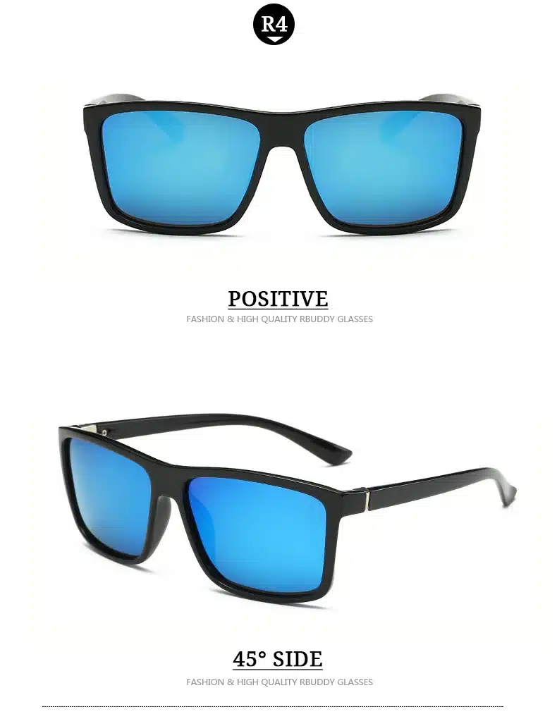 RBUDDY 2019 Sunglasses men Polarized Square sunglasses Brand Design UV400 protection Shades oculos de sol hombre glasses Driver 21