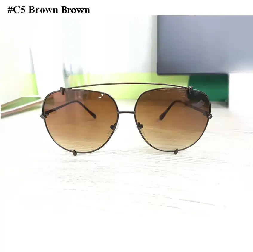 HBK Fashion Oversized Pilot Sunglasses Women UV400 Retro Brand Designer Big Frame Sun Glasses For Female Ladies Eyewear 18