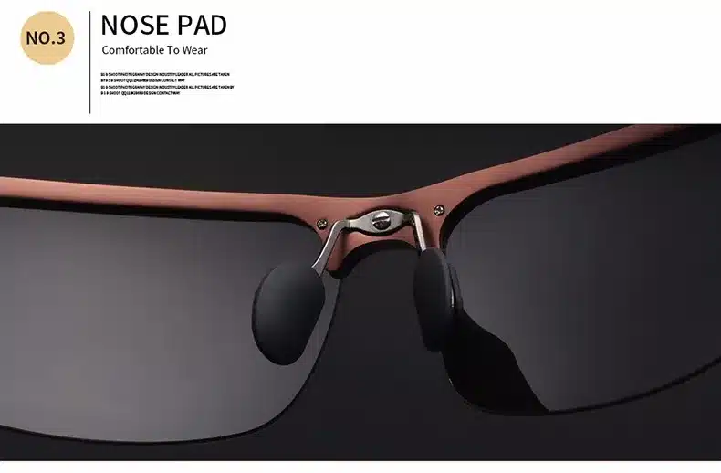 High Quality Ultra-light Aluminum Magnesium Sports Sunglasses Polarized Men UV400 Rectangle Gold Outdoor Drive Sun Glasses 28