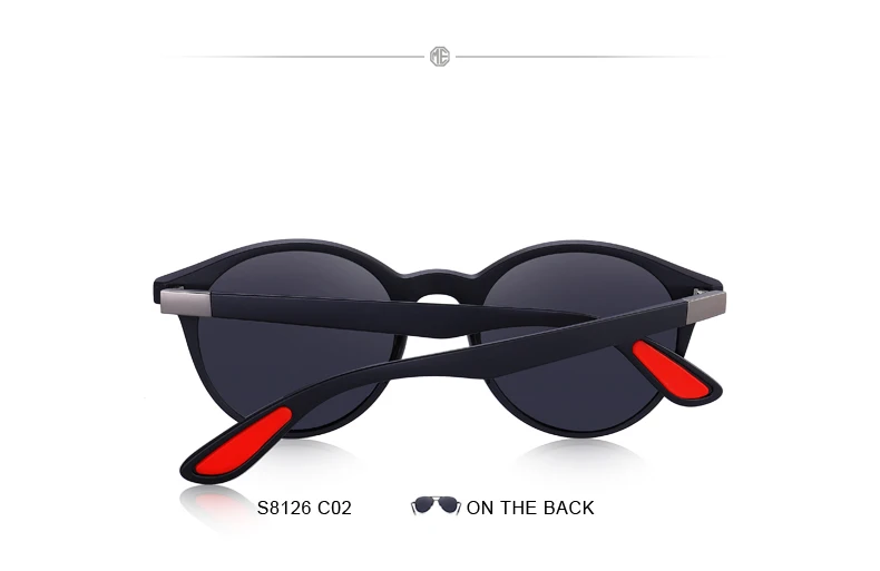 MERRYS DESIGN Men Women Classic Retro Rivet Polarized Sunglasses TR90 Legs Lighter Design Oval Frame UV400 Protection S8126 27