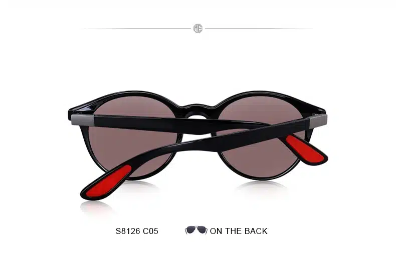 MERRYS DESIGN Men Women Classic Retro Rivet Polarized Sunglasses TR90 Legs Lighter Design Oval Frame UV400 Protection S8126 36