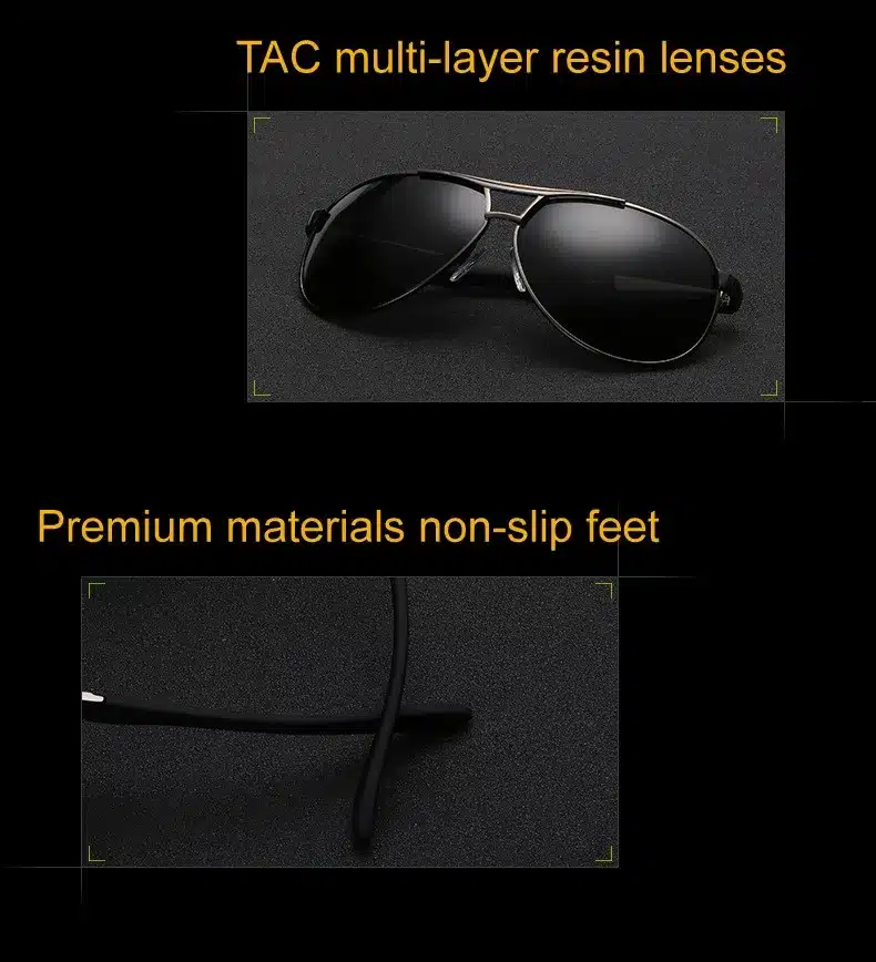 Pro Acme Classic Men Polarized Sunglasses Polaroid Driving Pilot Sunglass Man Eyewear Sun Glasses UV400 High Quality CC0444 24