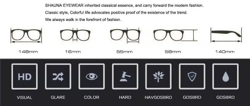 SHAUNA Oversize Square Sunglasses Women Fashion Flat Top Gradient Glasses Men 4