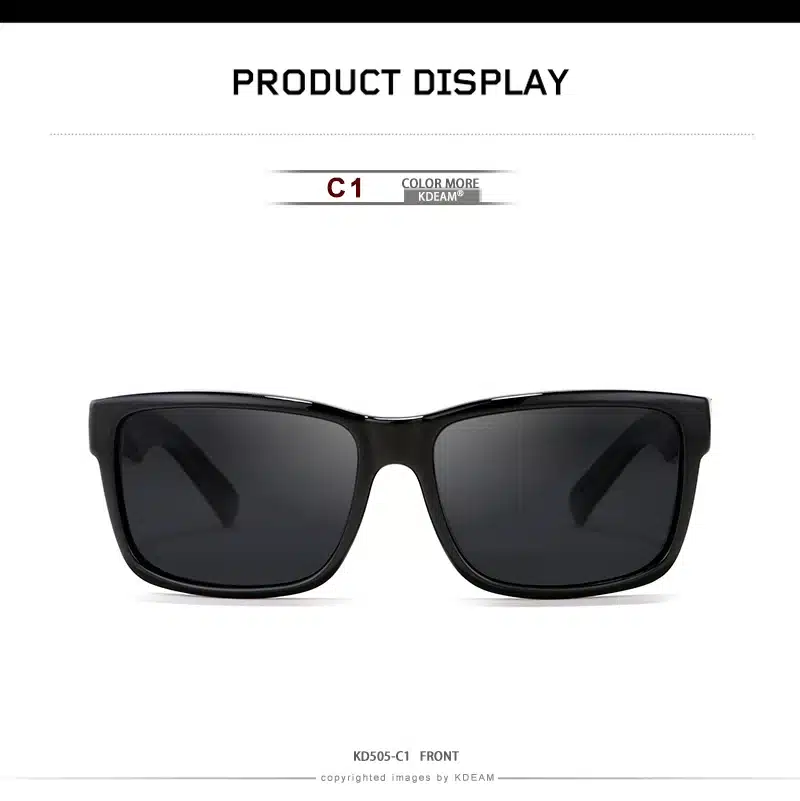 Revamp Of Sport Men Sunglasses Polarized KDEAM Shockingly Colors Sun Glasses Outdoor Elmore Style Sunglass With Box 14
