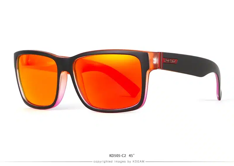 Revamp Of Sport Men Sunglasses Polarized KDEAM Shockingly Colors Sun Glasses Outdoor Elmore Style Sunglass With Box 18