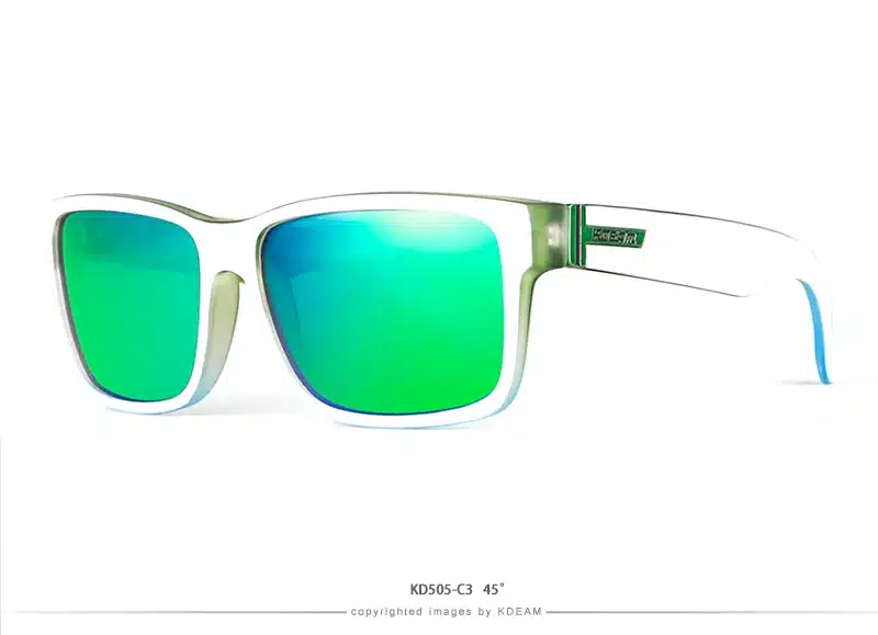 Revamp Of Sport Men Sunglasses Polarized KDEAM Shockingly Colors Sun Glasses Outdoor Elmore Style Sunglass With Box 21