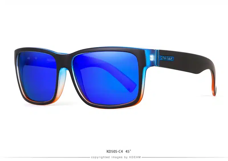 Revamp Of Sport Men Sunglasses Polarized KDEAM Shockingly Colors Sun Glasses Outdoor Elmore Style Sunglass With Box 24
