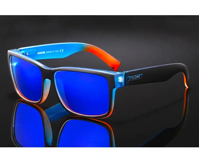 Revamp Of Sport Men Sunglasses Polarized KDEAM Shockingly Colors Sun Glasses Outdoor Elmore Style Sunglass With Box 25