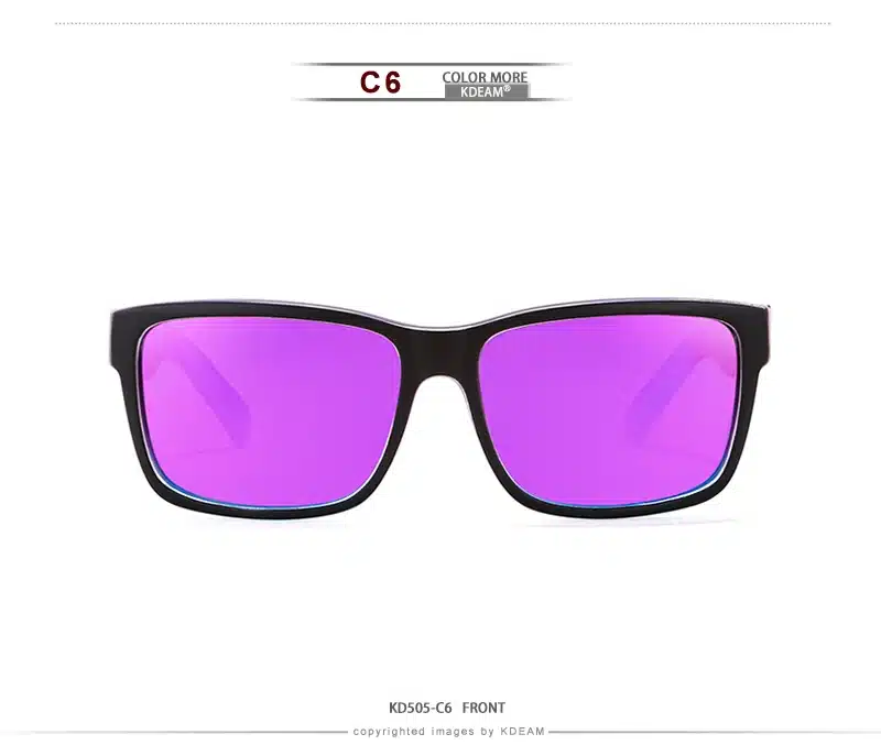 Revamp Of Sport Men Sunglasses Polarized KDEAM Shockingly Colors Sun Glasses Outdoor Elmore Style Sunglass With Box 29