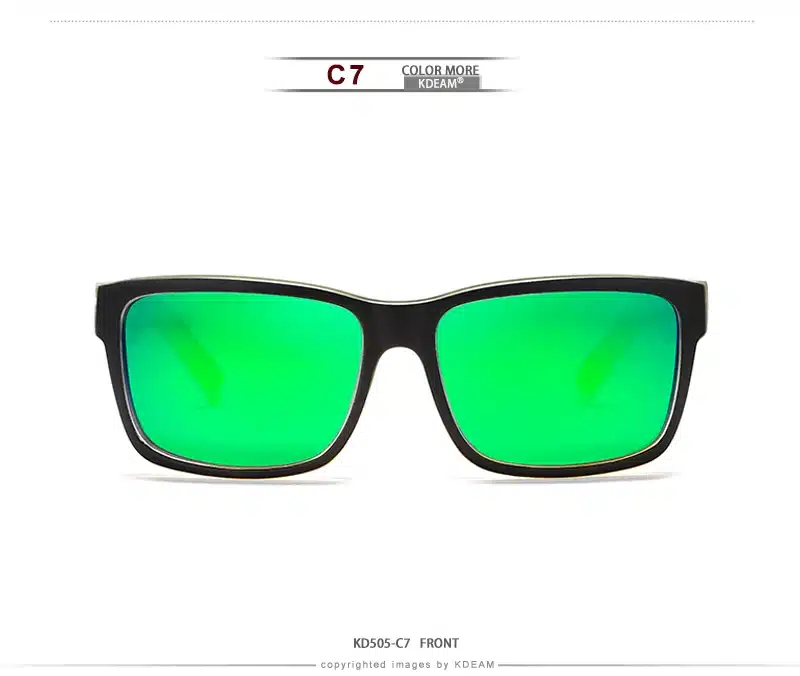 Revamp Of Sport Men Sunglasses Polarized KDEAM Shockingly Colors Sun Glasses Outdoor Elmore Style Sunglass With Box 32