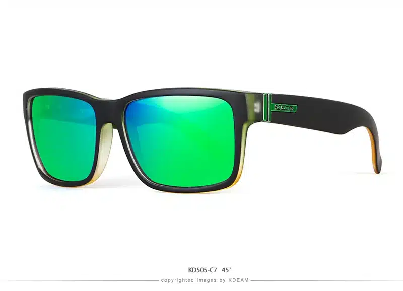 Revamp Of Sport Men Sunglasses Polarized KDEAM Shockingly Colors Sun Glasses Outdoor Elmore Style Sunglass With Box 33